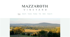 Desktop Screenshot of mazzarothvineyard.com